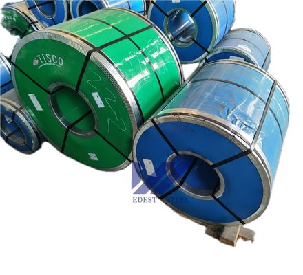304 Stainless Steel Coil 2B Finish 304 Steel Coil Width Customizable