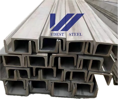 6-12m Length 316L Stainless Steel Channel For Building Structure
